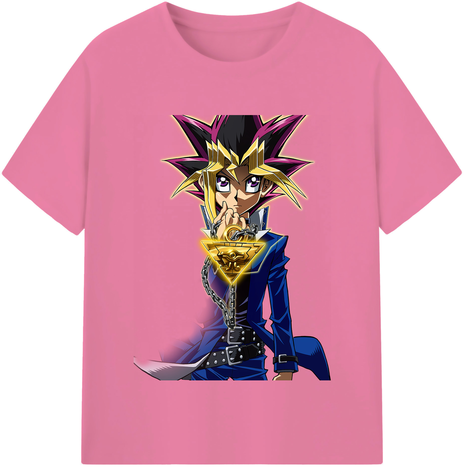 （画像用） 遊☆戯☆王 Yu-Gi-Oh! 綿100％半袖Tシャツ（フロントプリント）